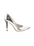 Stuart Weitzman Metallic Silver Heels Size 7 1/2 - photo 1