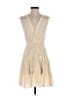 Lie 100% Silk Ivory Cocktail Dress Size 2 - photo 1