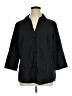 Riders by Lee Black 3/4 Sleeve Button-Down Shirt Size XL - photo 1