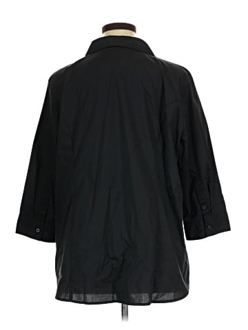 Riders by Lee 3/4 Sleeve Button-Down Shirt (view 2)