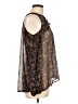 Xhilaration 100% Polyester Black Sleeveless Blouse Size L - photo 4