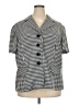 Sweet Suits 100% Polyester Houndstooth Silver Blazer Size 24 - photo 1