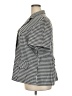 Sweet Suits 100% Polyester Houndstooth Silver Blazer Size 24 - photo 5