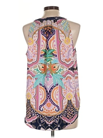 Rose + Olive Sleeveless Blouse (view 2)