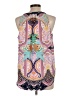 Rose + Olive Pink Sleeveless Blouse Size L - photo 2