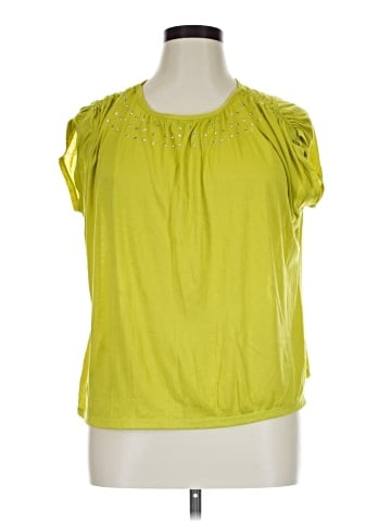 By Design Short Sleeve Blouse (view 1)