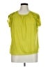 By Design Green Short Sleeve Blouse Size XL - photo 1