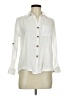 True Destinations Ivory White Long Sleeve Button-Down Shirt Size XS - photo 1