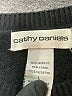 Cathy Daniels 100% Acrylic Floral Black Pullover Sweater Size L - photo 7