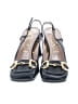 Gucci 100% Leather Blue Black Heels Size EU (IT) 38 / US 8 - photo 2