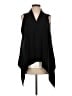 212 Collection 100% Acrylic Black Sleeveless Blouse Size S - photo 1