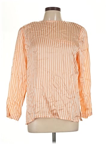 Four Seasons Long Sleeve Silk Top (view 1)