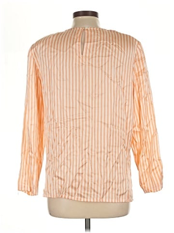 Four Seasons Long Sleeve Silk Top (view 2)