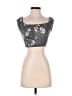 Cleobella 100% Rayon Gray Short Sleeve Top Size S - photo 1
