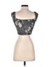 Cleobella 100% Rayon Gray Short Sleeve Top Size S - photo 2