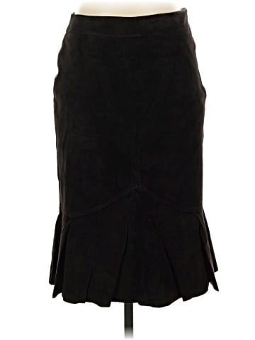 Etcetera Leather Skirt (view 1)