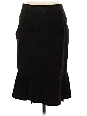 Etcetera Leather Skirt (view 2)