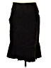 Etcetera 100% Leather Solid Brown Black Leather Skirt Size 2 - photo 2