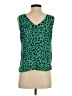 Gibson Green Sleeveless Blouse Size S - photo 2