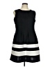 Apt. 9 Stripes Black Casual Dress Size XL - photo 1