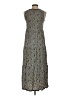 Max Studio 100% Rayon Paisley Gray Casual Dress Size XS - photo 2