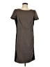 Autograph Solid Brown Casual Dress Size 12 - photo 1