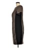 Autograph Solid Brown Casual Dress Size 12 - photo 5
