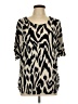 JOY Animal Print Black Short Sleeve Blouse Size UK 16 / US 12 (estimated) - photo 1