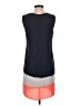 BCBGMAXAZRIA 100% Polyester Color Block Blue Casual Dress Size 0 - photo 2