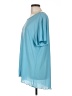 Logo Layers Teal Short Sleeve Top Size L - photo 5