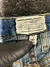 Current/Elliott Polka Dots Blue Jeans Size 28 waist - photo 4