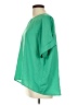 Glam 100% Polyester Green Short Sleeve Blouse Size L - photo 5