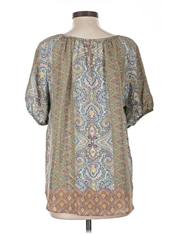 Sundance 3/4 Sleeve Silk Top (view 2)