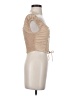 Japna 100% Rayon Tan Sleeveless Top Size XS - photo 4