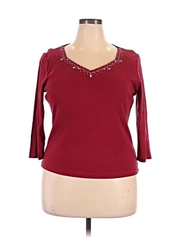 First Issue by Liz Claiborne 3/4 Sleeve Top (view 1)