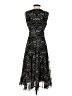 Max Studio Paisley Black Cocktail Dress Size XS - photo 2