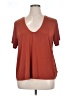 Express Brown Short Sleeve Top Size XL - photo 1