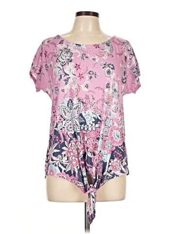 One World Short Sleeve Blouse (view 1)