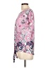 One World Pink Short Sleeve Blouse Size L - photo 5