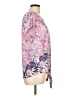 One World Pink Short Sleeve Blouse Size L - photo 4