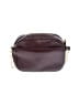 Tory Burch Color Block Multi Color Burgundy Leather Crossbody Bag One size - photo 3