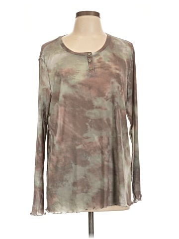 Logo Layers Long Sleeve Blouse (view 1)