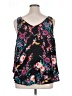 Boutique + 100% Polyester Black Sleeveless Blouse Size 0X - photo 2