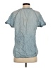 Life in Progress Blue Short Sleeve Blouse Size S - photo 2