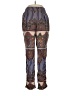 Do & Be 100% Polyester Print Blue Leggings Size M - photo 1