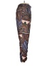 Do & Be 100% Polyester Print Blue Leggings Size M - photo 4