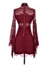 Lulus 100% Polyester Burgundy Cocktail Dress Size XS - photo 2