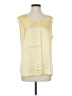 Escada Solid Yellow Sleeveless Blouse Size EU 44 / US 14 - photo 1