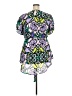 Melissa McCarthy Seven7 100% Polyester Purple Short Sleeve Blouse Size 3X - photo 2