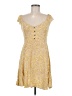 Billabong Paisley Yellow Casual Dress Size M - photo 1